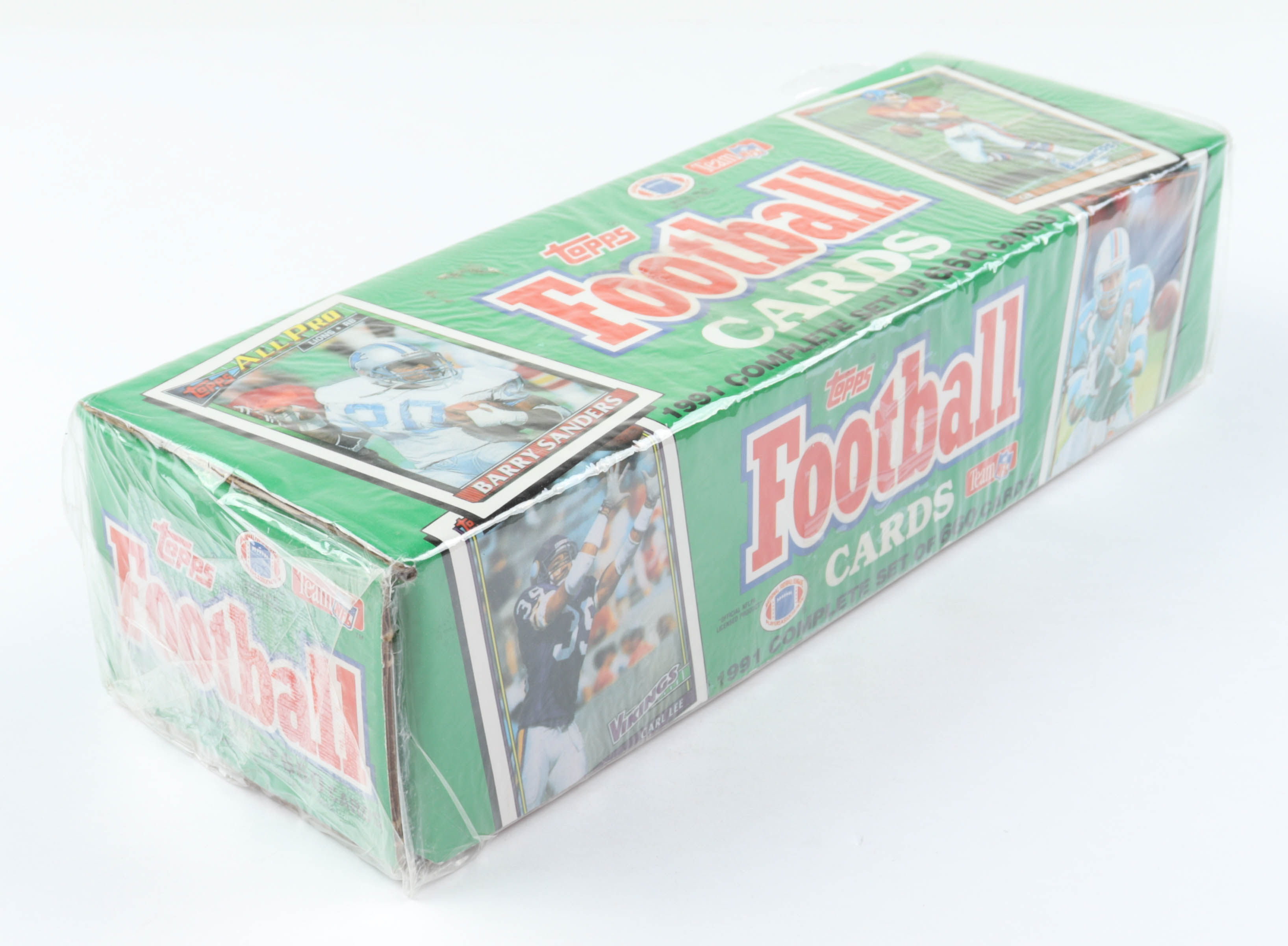 1991 Topps Football Complete Set of (660) Cards with Joe Montana #73, Dan Marino #112, Barry Sanders #415, John Elway #554 at PristineAuction.com 1991 Topps Football Complete Set of (660) Cards with Joe Montana #73, Dan Marino #112, Barry Sanders #415, John Elway #554 at PristineAuction.com