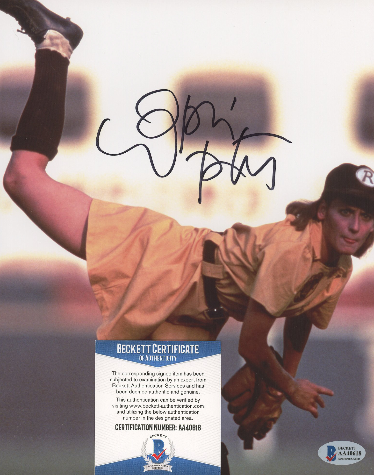 Lori Petty Signed "A League of Their Own" 8x10 Photo (Beckett COA) at PristineAuction.com Lori Petty Signed "A League of Their Own" 8x10 Photo (Beckett COA) at PristineAuction.com