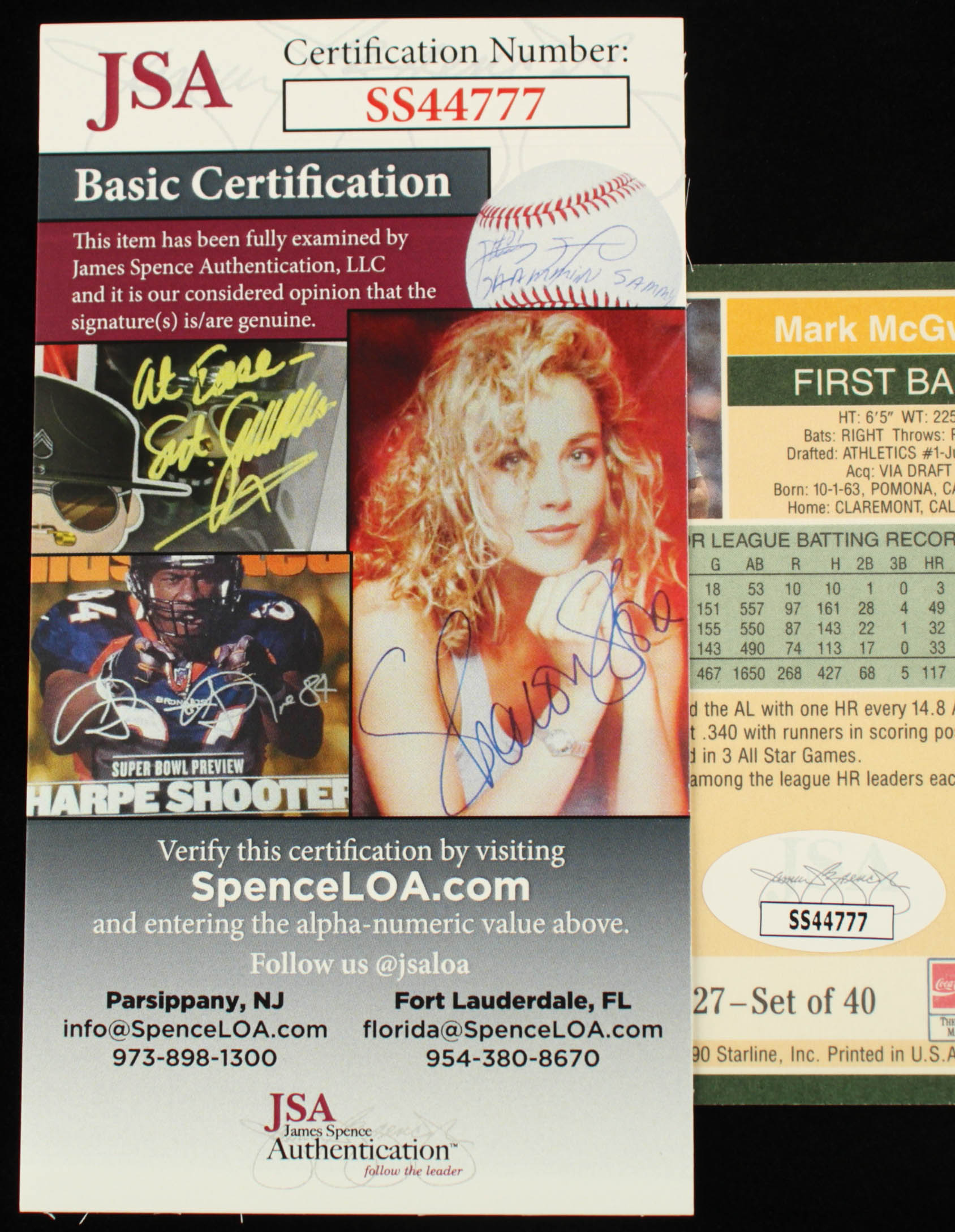Mark McGwire Signed 1990 Starline Long John Silver #27 (JSA COA) at PristineAuction.com Mark McGwire Signed 1990 Starline Long John Silver #27 (JSA COA) at PristineAuction.com