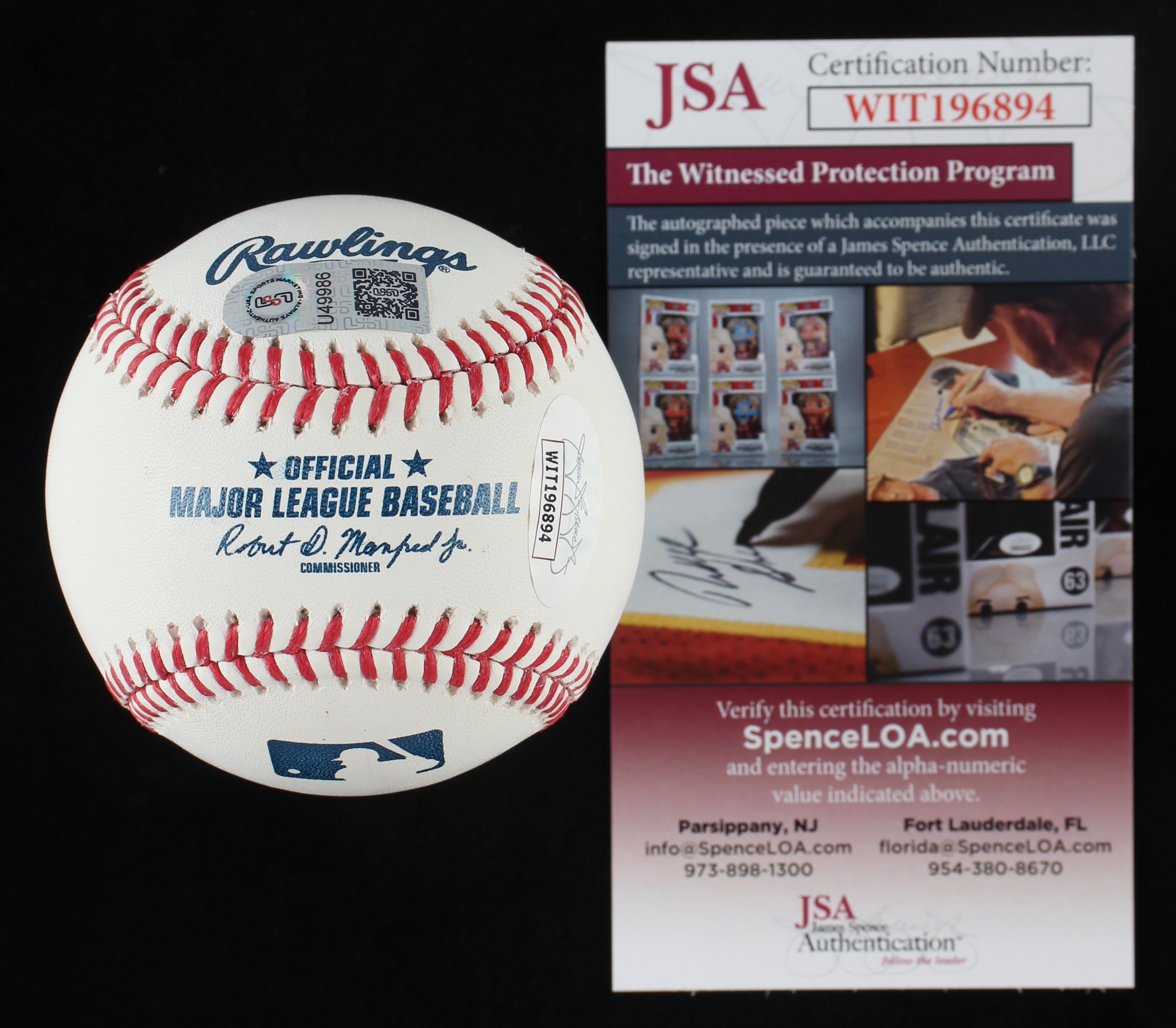 Ozzie Albies Signed OML Baseball Inscribed "Puchi" (JSA COA & USA SM COA) at PristineAuction.com Ozzie Albies Signed OML Baseball Inscribed "Puchi" (JSA COA & USA SM COA) at PristineAuction.com