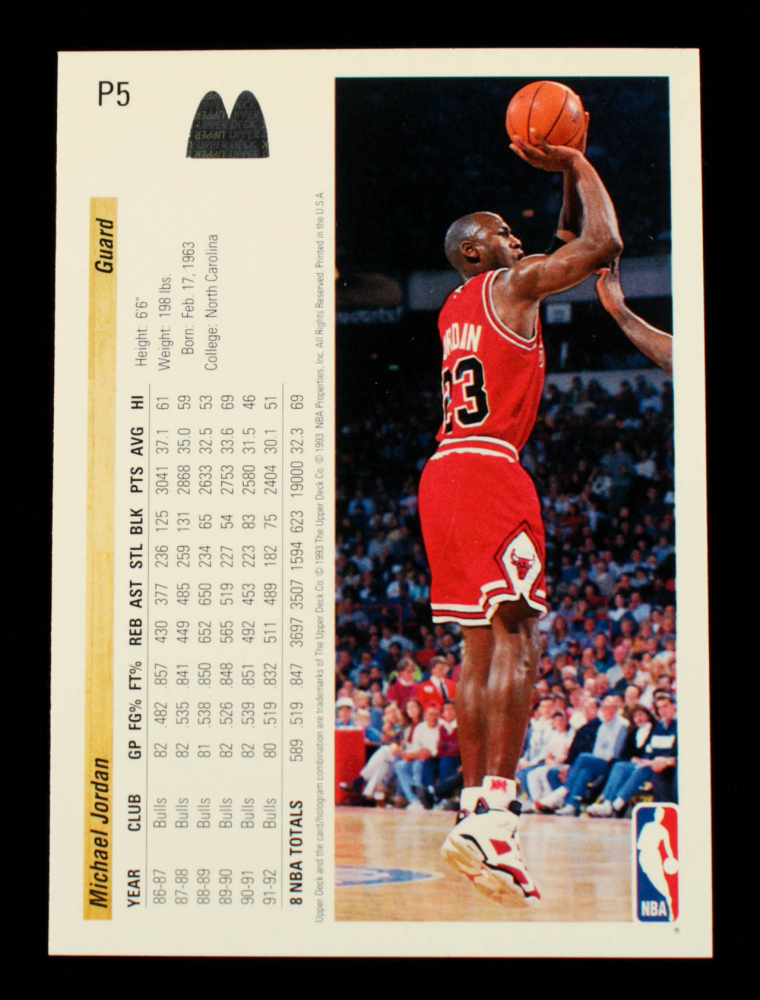 michael jordan upper deck p5