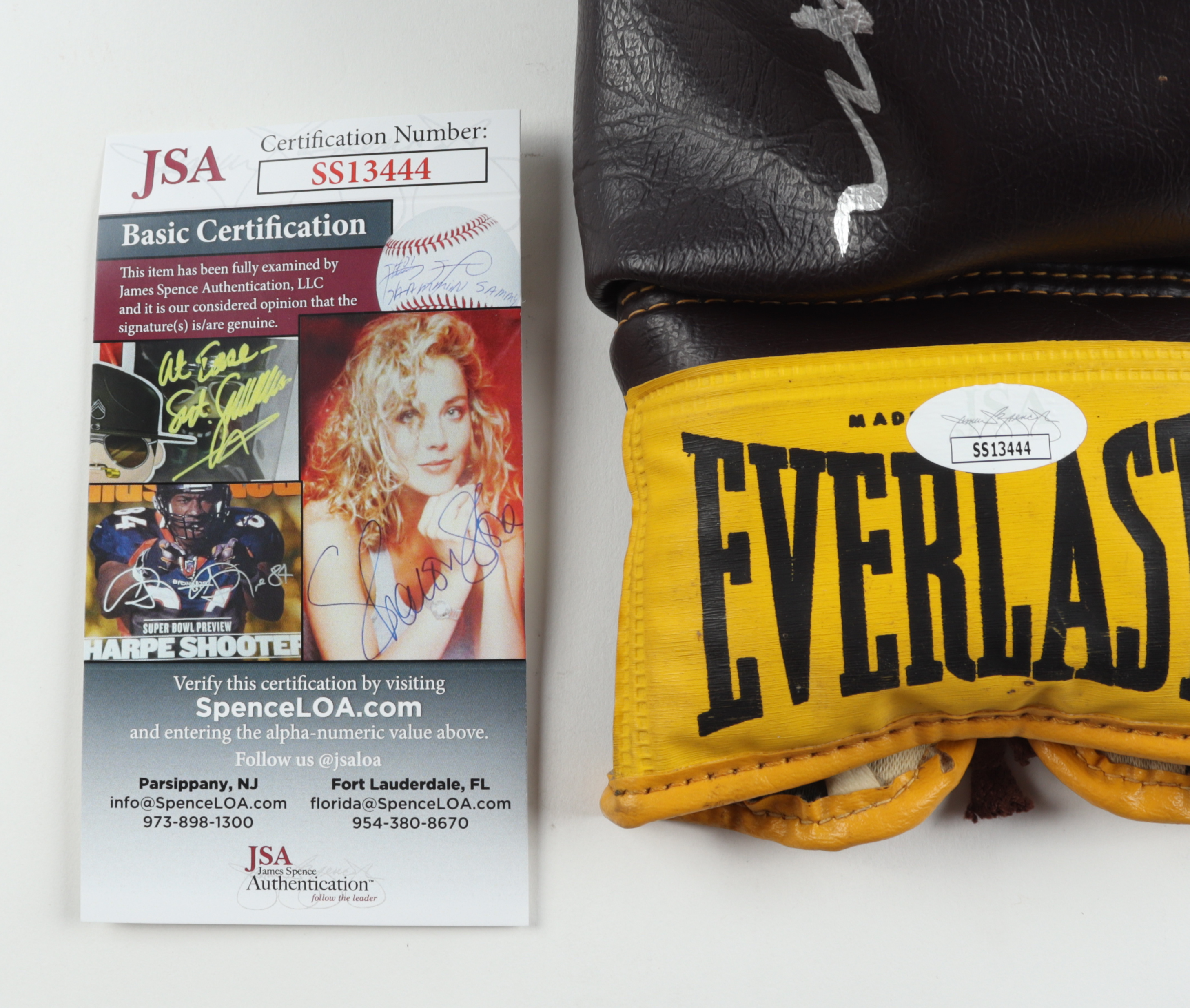 Julio Cesar Chavez Signed Vintage Everlast Leather Boxing Training Glove (JSA COA) at PristineAuction.com Julio Cesar Chavez Signed Vintage Everlast Leather Boxing Training Glove (JSA COA) at PristineAuction.com