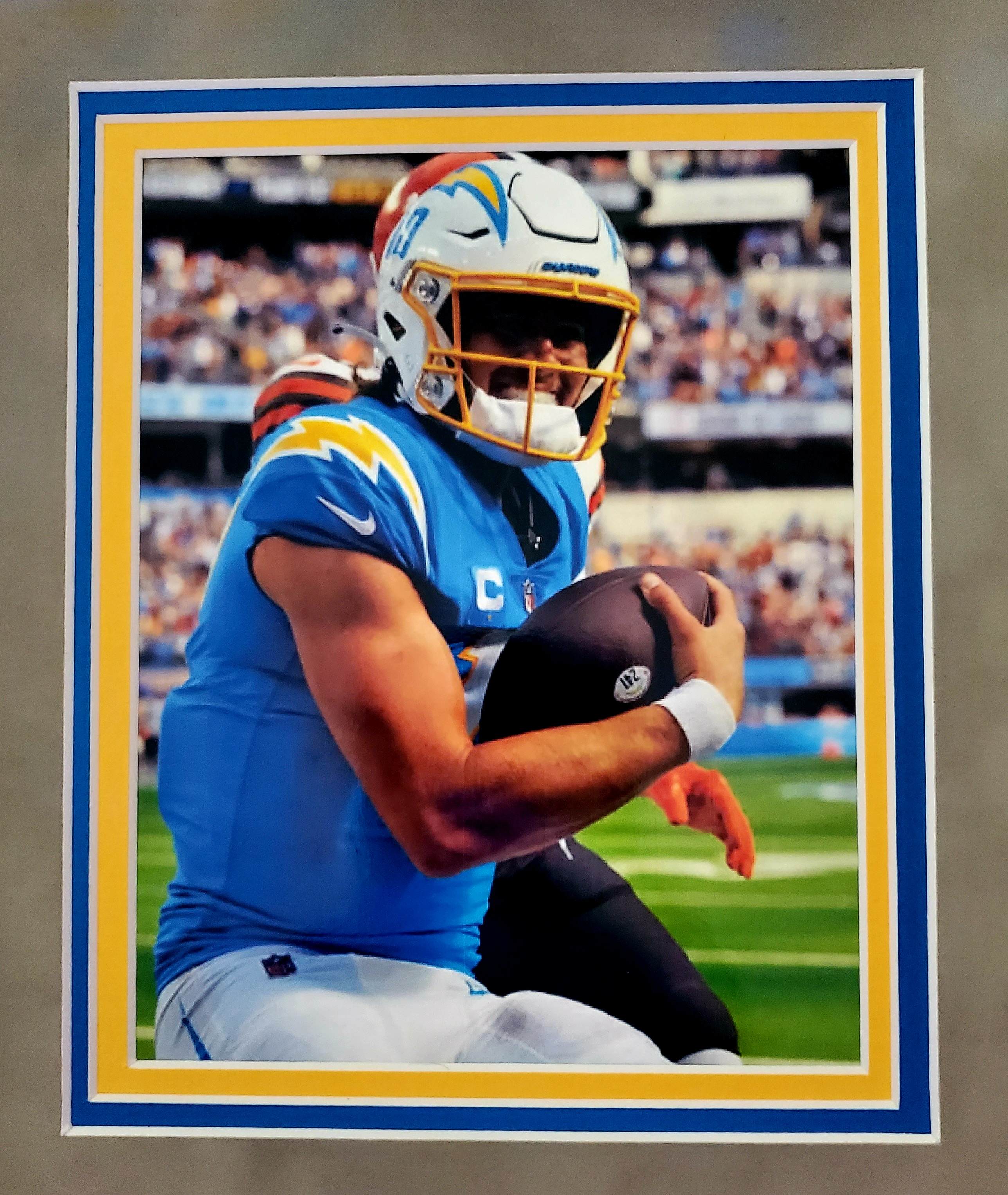 Justin Herbert Signed Chargers 35x43 Custom Framed LED-Backlit Jersey Display (Fanatics) at PristineAuction.com Justin Herbert Signed Chargers 35x43 Custom Framed LED-Backlit Jersey Display (Fanatics) at PristineAuction.com