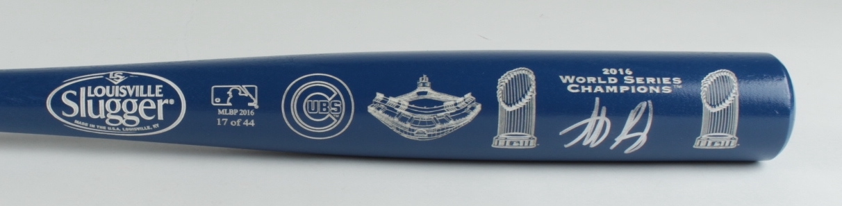 Anthony Rizzo Signed LE 2016 Cubs World Series Champions Louisville Slugger Baseball Bat (Fanatics Hologram & MLB Hologram) at PristineAuction.com Anthony Rizzo Signed LE 2016 Cubs World Series Champions Louisville Slugger Baseball Bat (Fanatics Hologram & MLB Hologram) at PristineAuction.com