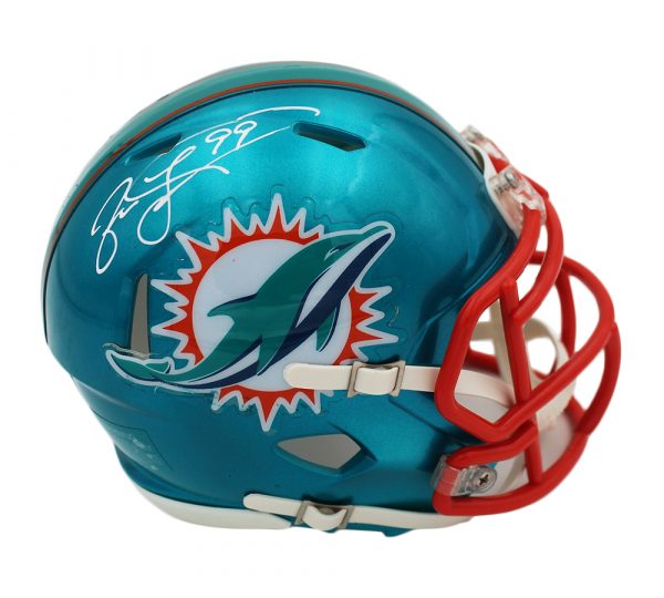 Jason Taylor Signed Dolphins Flash Alternate Speed Mini Helmet (Radtke) at PristineAuction.com Jason Taylor Signed Dolphins Flash Alternate Speed Mini Helmet (Radtke) at PristineAuction.com