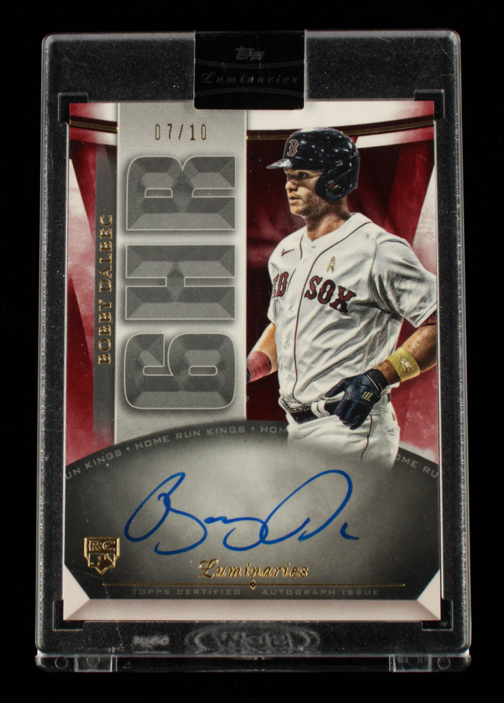 Bobby Dalbec 2021 Topps Luminaries Home Run Kings Autographs Red #HRKBD #7/10