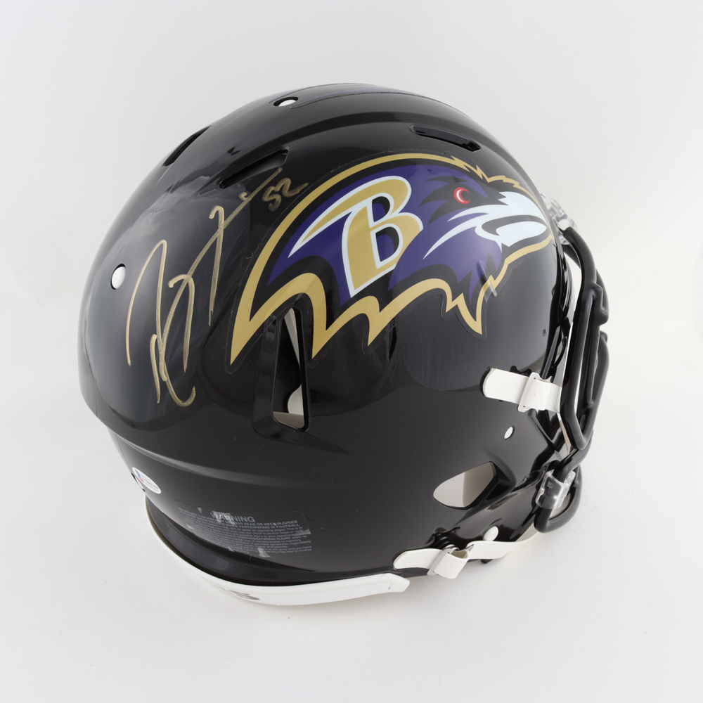 Ray Lewis Signed Ravens Full-Size Authentic On-Field Speed Helmet (Beckett COA) at PristineAuction.com Ray Lewis Signed Ravens Full-Size Authentic On-Field Speed Helmet (Beckett COA) at PristineAuction.com