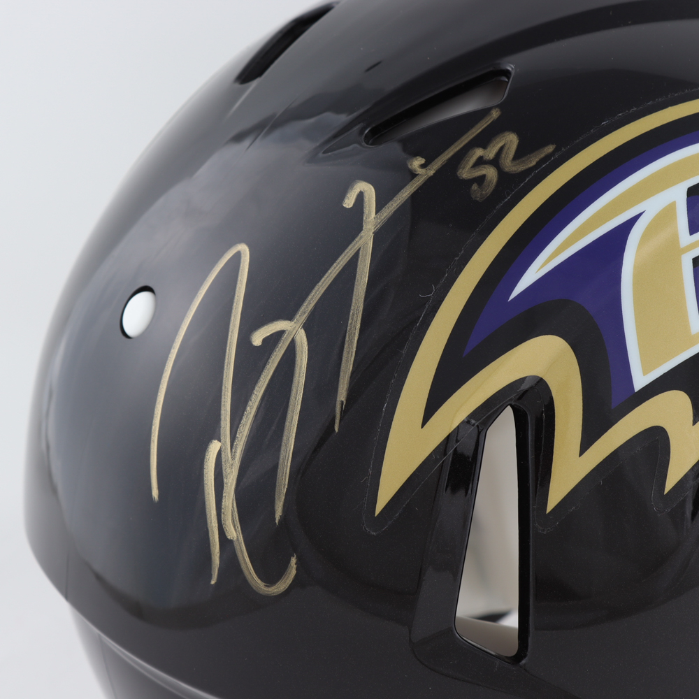 Ray Lewis Signed Ravens Full-Size Authentic On-Field Speed Helmet (Beckett COA) at PristineAuction.com Ray Lewis Signed Ravens Full-Size Authentic On-Field Speed Helmet (Beckett COA) at PristineAuction.com