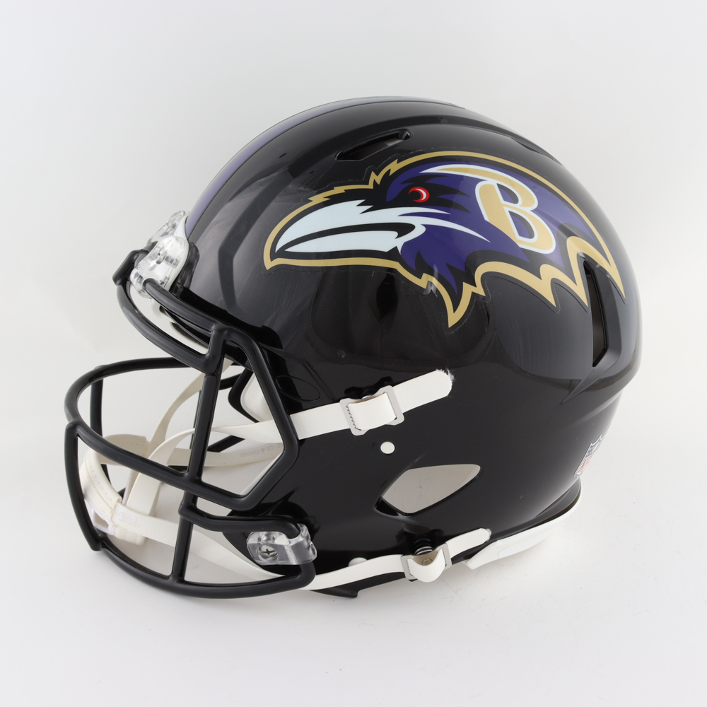 Ray Lewis Signed Ravens Full-Size Authentic On-Field Speed Helmet (Beckett COA) at PristineAuction.com Ray Lewis Signed Ravens Full-Size Authentic On-Field Speed Helmet (Beckett COA) at PristineAuction.com