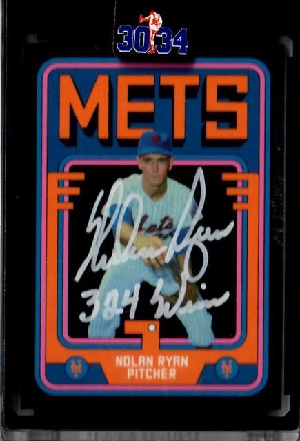 Nolan Ryan Signed Trading Card Mystery Box - Series 2 at PristineAuction.com Nolan Ryan Signed Trading Card Mystery Box - Series 2 at PristineAuction.com