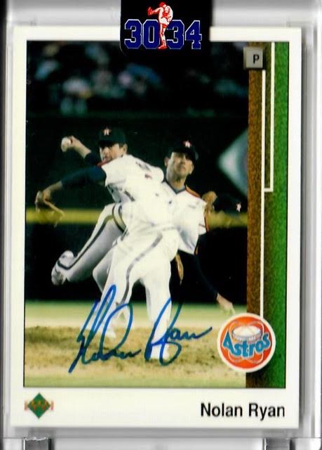 Nolan Ryan Signed Trading Card Mystery Box - Series 2 at PristineAuction.com Nolan Ryan Signed Trading Card Mystery Box - Series 2 at PristineAuction.com
