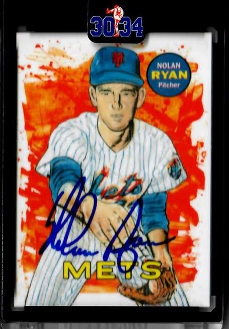 Nolan Ryan Signed Trading Card Mystery Box - Series 2 at PristineAuction.com Nolan Ryan Signed Trading Card Mystery Box - Series 2 at PristineAuction.com