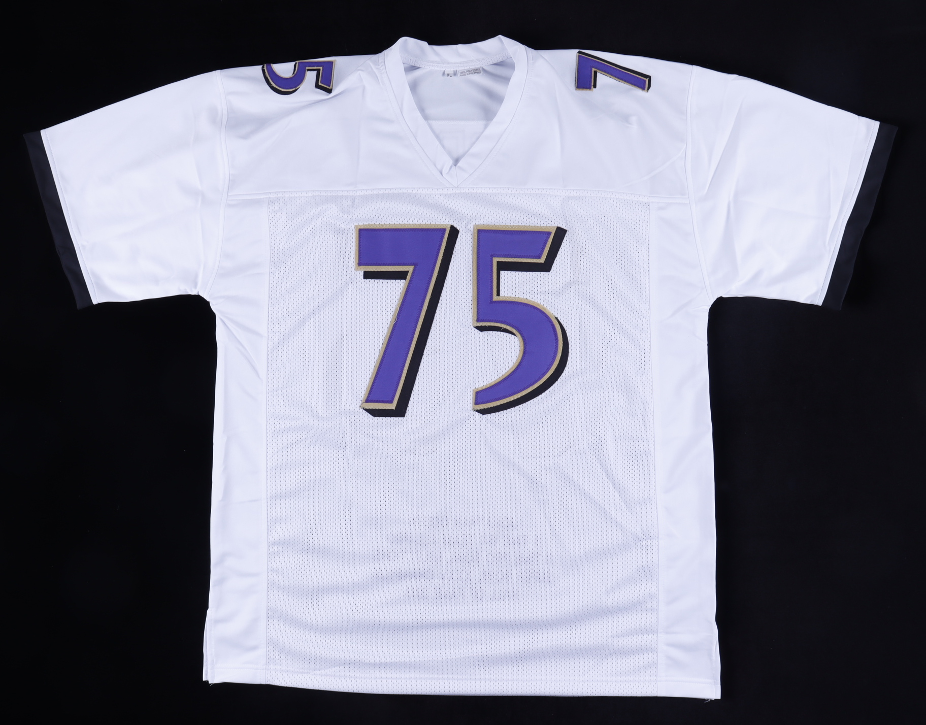 Jonathan Ogden Signed Career Highlight Stat Jersey (JSA COA) at PristineAuction.com Jonathan Ogden Signed Career Highlight Stat Jersey (JSA COA) at PristineAuction.com