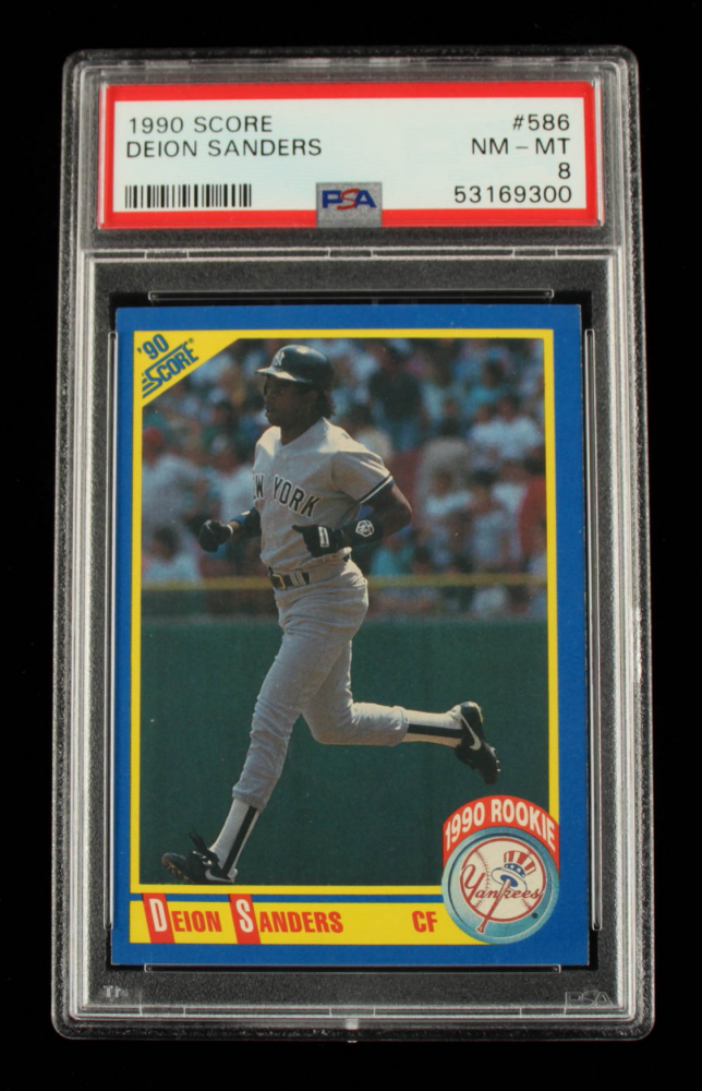 Deion Sanders 1990 Score 586 (PSA 8) Pristine Auction