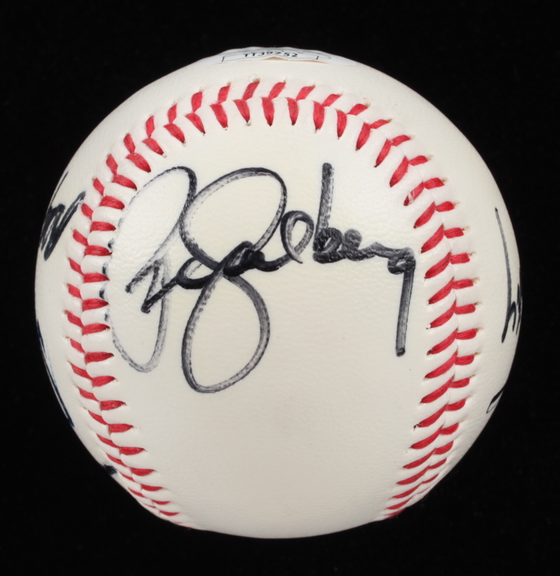 Denver Zephyrs Logo Baseball Signed by (5) with Goose Gossage, Billy Williams, Steve Garvey, Ryne Sandberg with Display Case (JSA COA) at PristineAuction.com Denver Zephyrs Logo Baseball Signed by (5) with Goose Gossage, Billy Williams, Steve Garvey, Ryne Sandberg with Display Case (JSA COA) at PristineAuction.com