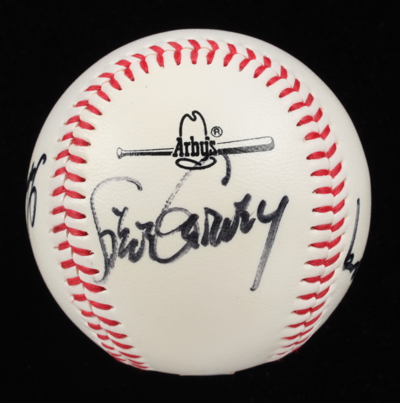 Denver Zephyrs Logo Baseball Signed by (5) with Goose Gossage, Billy Williams, Steve Garvey, Ryne Sandberg with Display Case (JSA COA) at PristineAuction.com Denver Zephyrs Logo Baseball Signed by (5) with Goose Gossage, Billy Williams, Steve Garvey, Ryne Sandberg with Display Case (JSA COA) at PristineAuction.com