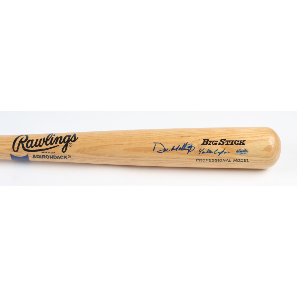Batte Rawlings Signée Don Mattingly – New York Yankees, Avec Inscription, Authentifiée MLB