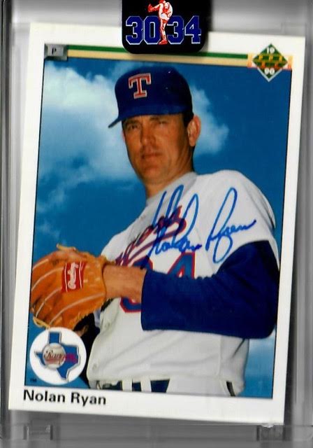 Nolan Ryan Signed Trading Card Mystery Box - Series 3 at PristineAuction.com Nolan Ryan Signed Trading Card Mystery Box - Series 3 at PristineAuction.com