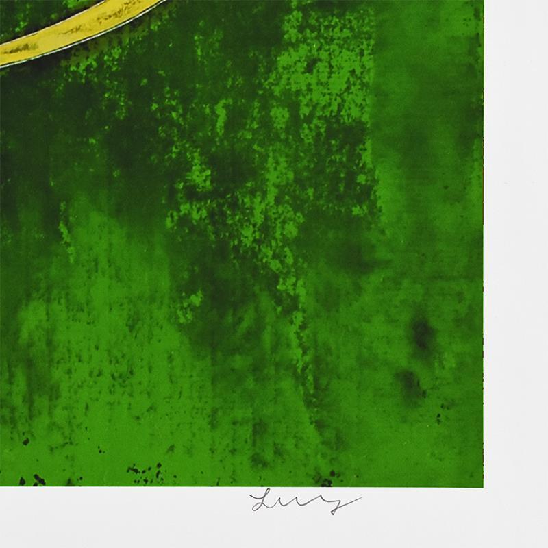 "Medusa in Tea Cup 3" LE 20x20 Mixed Media on Rice Paper by Lu Hong (Artova) at PristineAuction.com "Medusa in Tea Cup 3" LE 20x20 Mixed Media on Rice Paper by Lu Hong (Artova) at PristineAuction.com