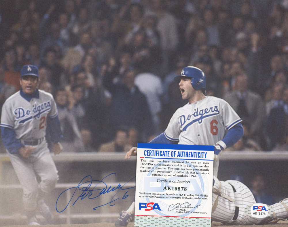Steve Garvey Signed Dodgers 8x10 Photo (PSA COA) Pristine Auction