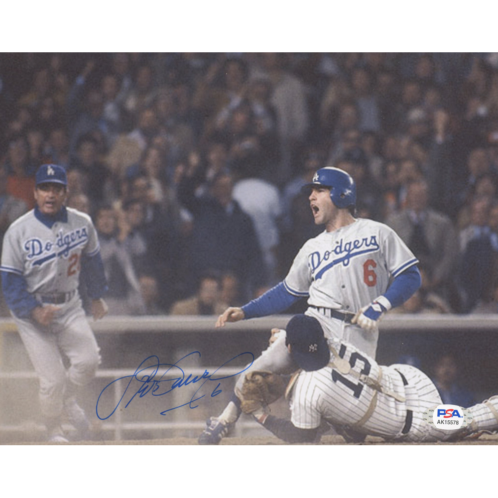 Steve Garvey Signed Dodgers 8x10 Photo (PSA COA) Pristine Auction