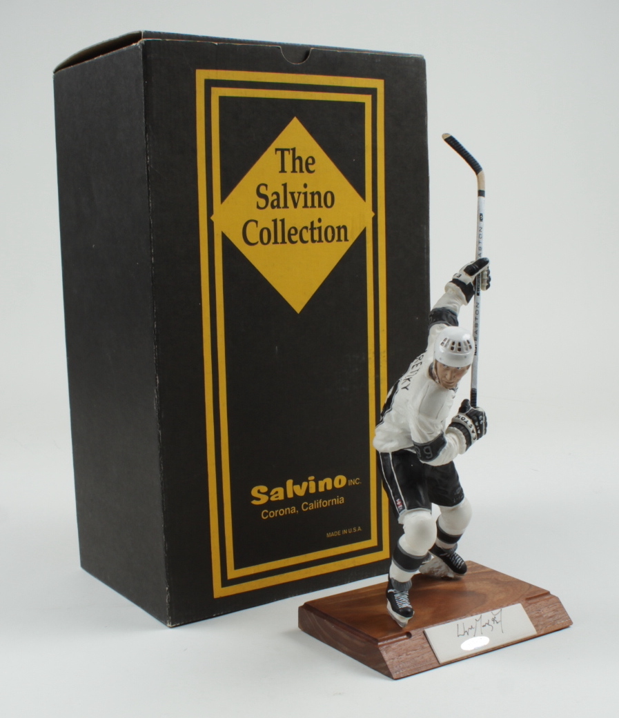 Wayne Gretzky Signed Kings 12" Salvino Statue with Original Box (UDA & Beckett) at PristineAuction.com Wayne Gretzky Signed Kings 12" Salvino Statue with Original Box (UDA & Beckett) at PristineAuction.com
