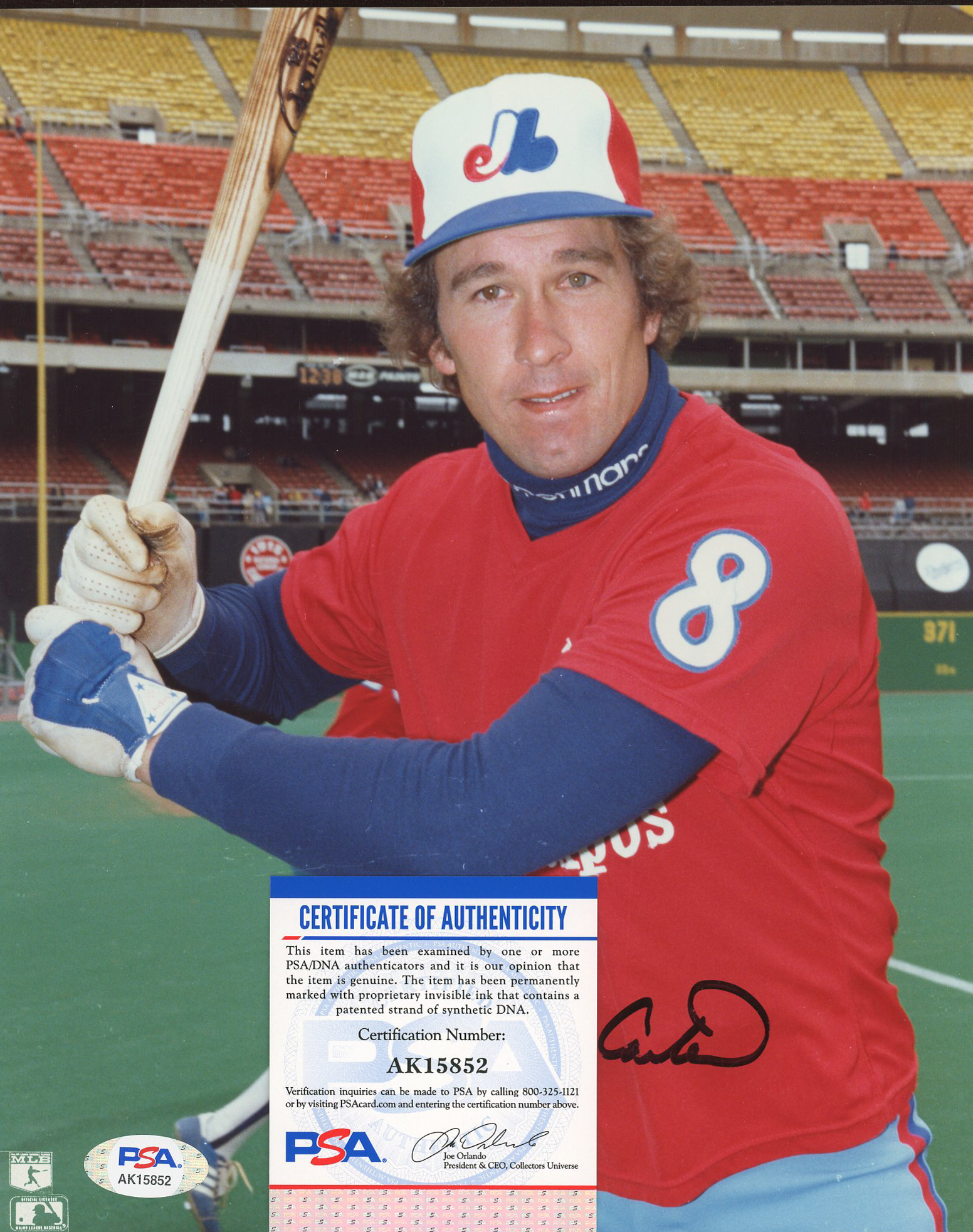 Gary Carter Signed Expos 8x10 Photo (PSA) at PristineAuction.com Gary Carter Signed Expos 8x10 Photo (PSA) at PristineAuction.com