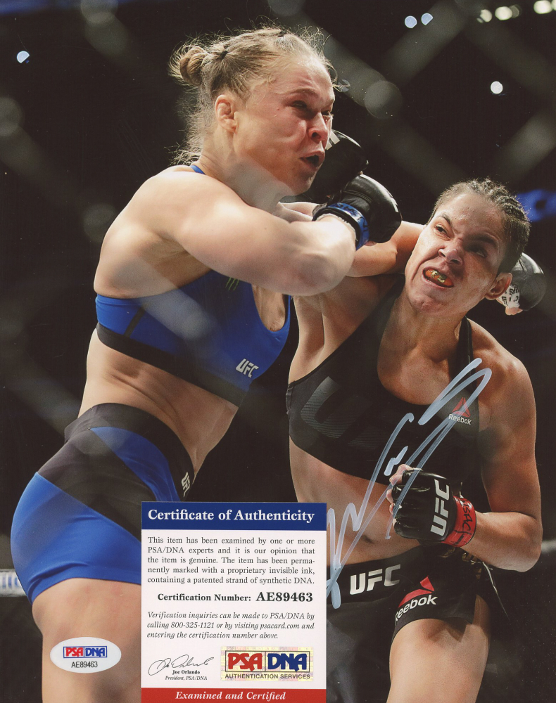 Amanda Nunes Signed UFC 8x10 Photo (PSA COA) | Pristine Auction