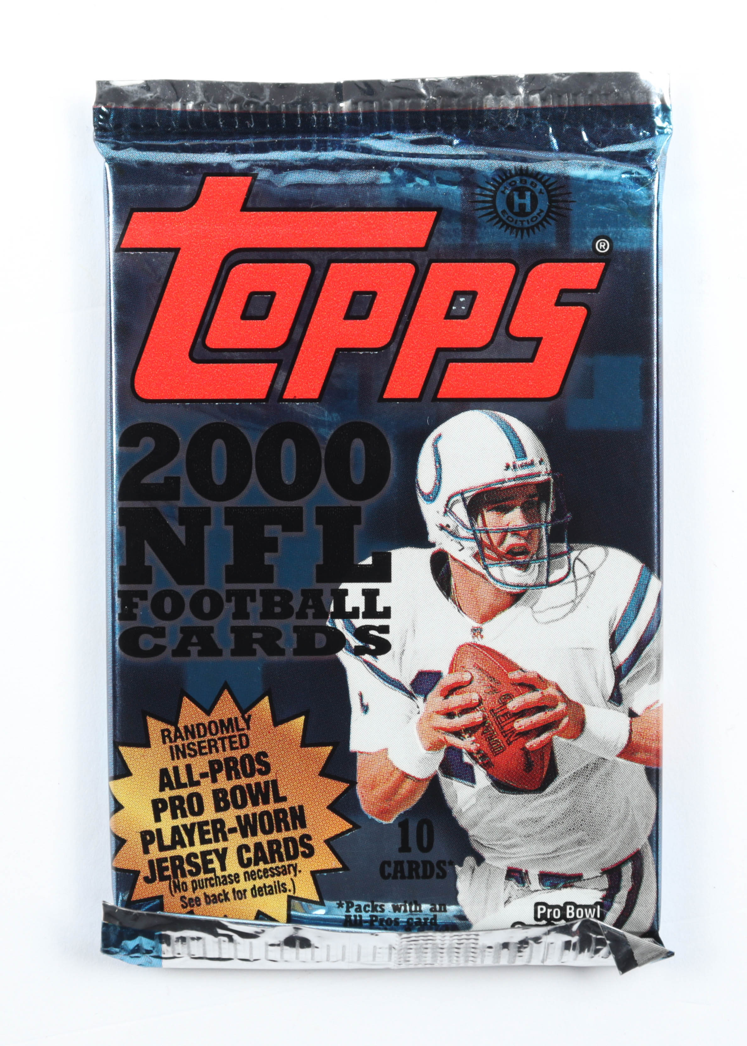 2000 Topps Football Retail Pack with (10) Cards at PristineAuction.com 2000 Topps Football Retail Pack with (10) Cards at PristineAuction.com