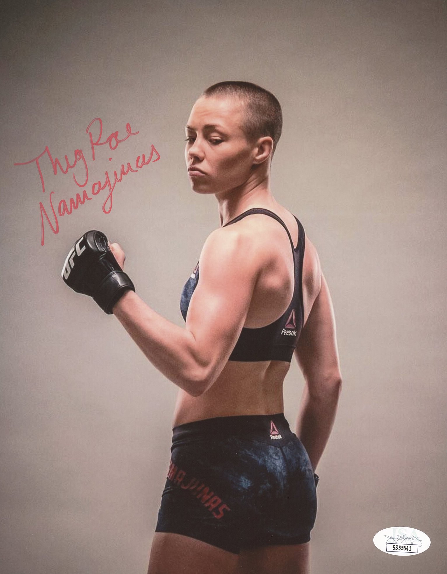 "Thug" Rose Namajunas Signed 8x10 Photo (JSA COA) at PristineAuction.com "Thug" Rose Namajunas Signed 8x10 Photo (JSA COA) at PristineAuction.com