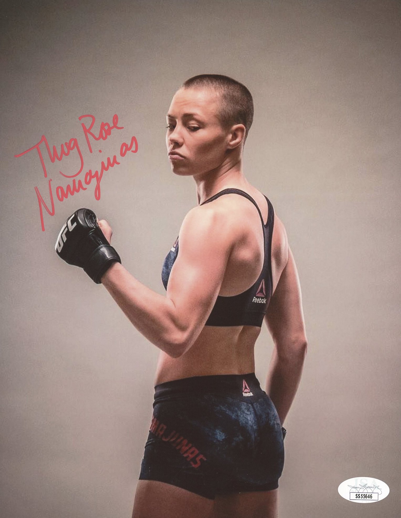 "Thug" Rose Namajunas Signed 8x10 Photo (JSA COA) at PristineAuction.com "Thug" Rose Namajunas Signed 8x10 Photo (JSA COA) at PristineAuction.com