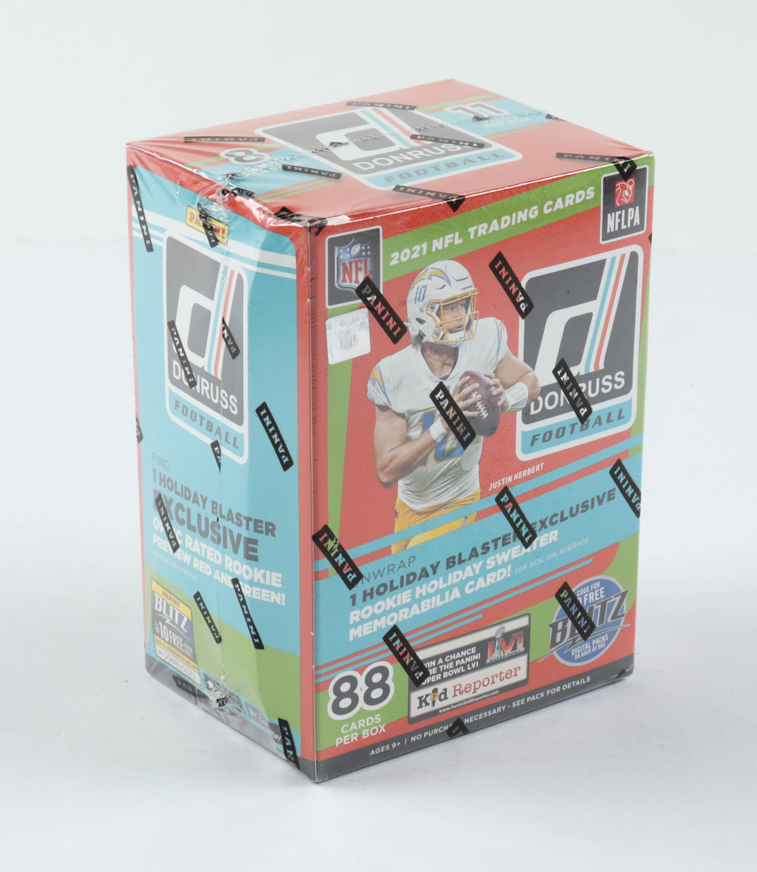 2021 Panini Donruss Holiday Football Blaster Box with (11) Packs at PristineAuction.com 2021 Panini Donruss Holiday Football Blaster Box with (11) Packs at PristineAuction.com