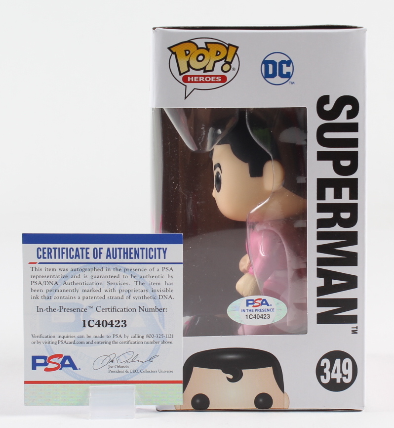 Dean Cain Signed "Superman" #349 Funko Pop! Vinyl Figure (PSA COA) at PristineAuction.com Dean Cain Signed "Superman" #349 Funko Pop! Vinyl Figure (PSA COA) at PristineAuction.com