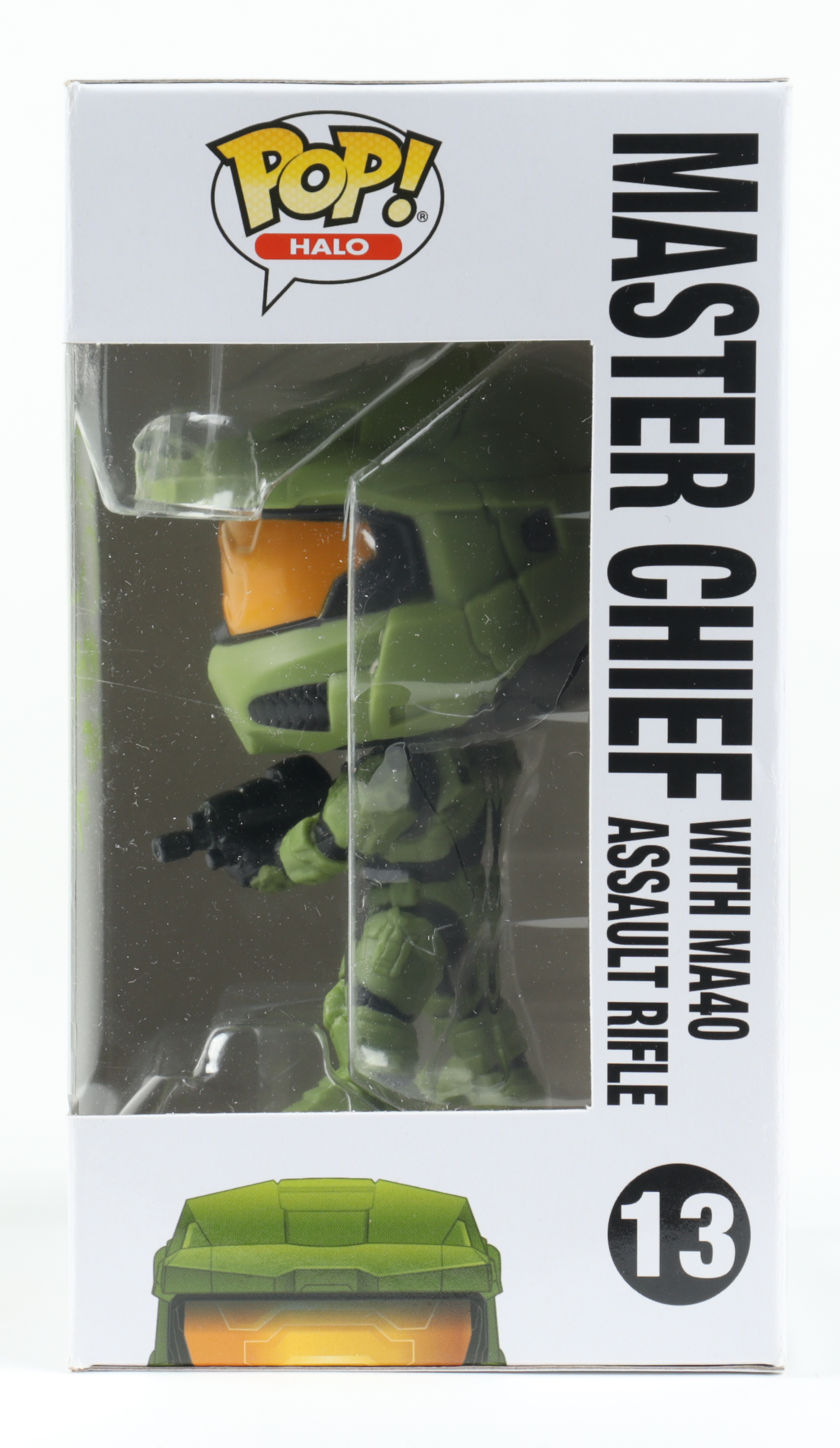 Steve Downes Signed "Halo" Master Chief with MA40 Assault Rifle #13 Funko Pop! Vinyl Figure Inscribed "Master Chief 117" (Radtke COA) at PristineAuction.com Steve Downes Signed "Halo" Master Chief with MA40 Assault Rifle #13 Funko Pop! Vinyl Figure Inscribed "Master Chief 117" (Radtke COA) at PristineAuction.com