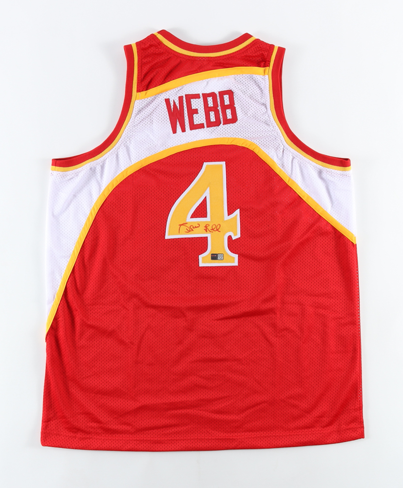 Spud Webb Signed Jersey (TriStar) at PristineAuction.com Spud Webb Signed Jersey (TriStar) at PristineAuction.com