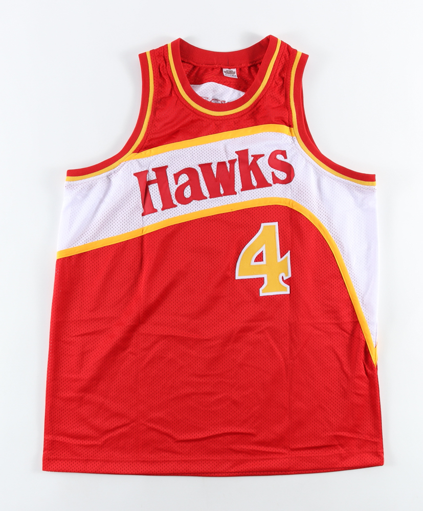 Spud Webb Signed Jersey (TriStar) at PristineAuction.com Spud Webb Signed Jersey (TriStar) at PristineAuction.com