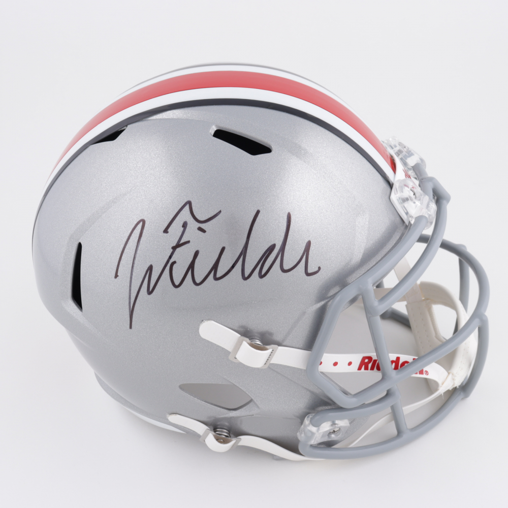 Justin Fields Signed Ohio State Buckeyes FullSize Speed Helmet