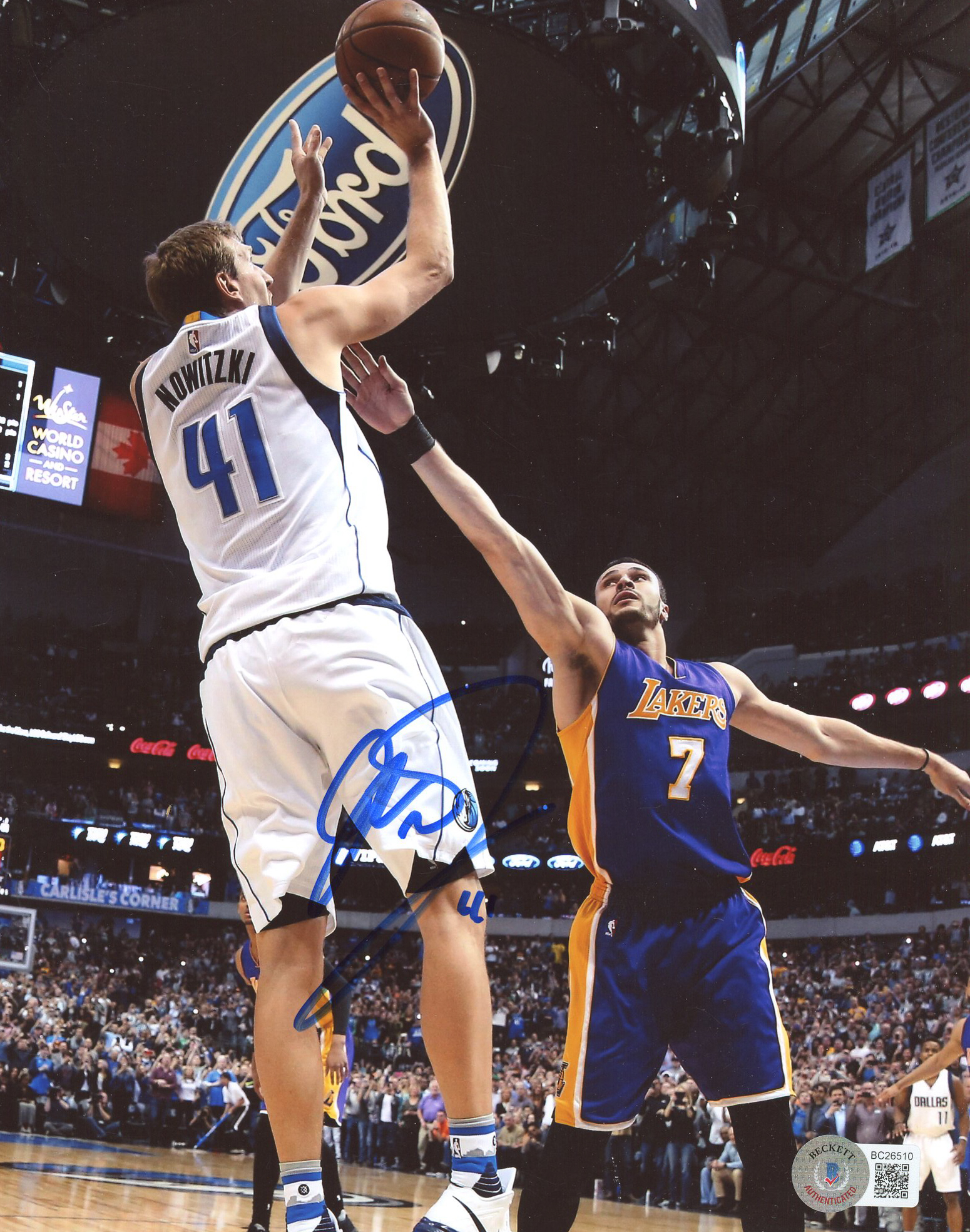 Dirk Nowitzki Signed Mavericks 8x10 Photo (Beckett COA) at PristineAuction.com Dirk Nowitzki Signed Mavericks 8x10 Photo (Beckett COA) at PristineAuction.com