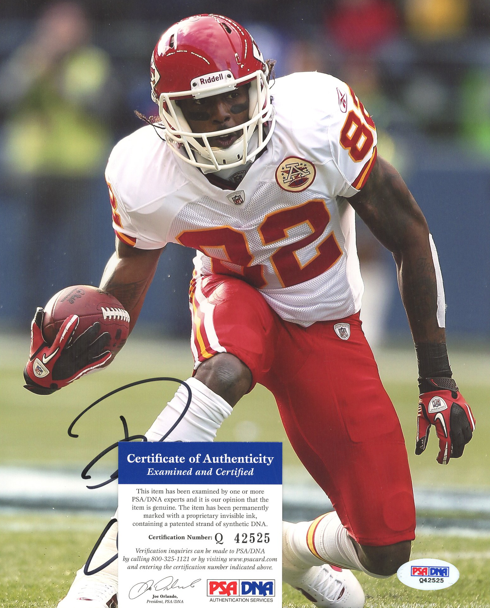 Dwayne Bowe Signed Chiefs 8x10 Photo (PSA) at PristineAuction.com Dwayne Bowe Signed Chiefs 8x10 Photo (PSA) at PristineAuction.com