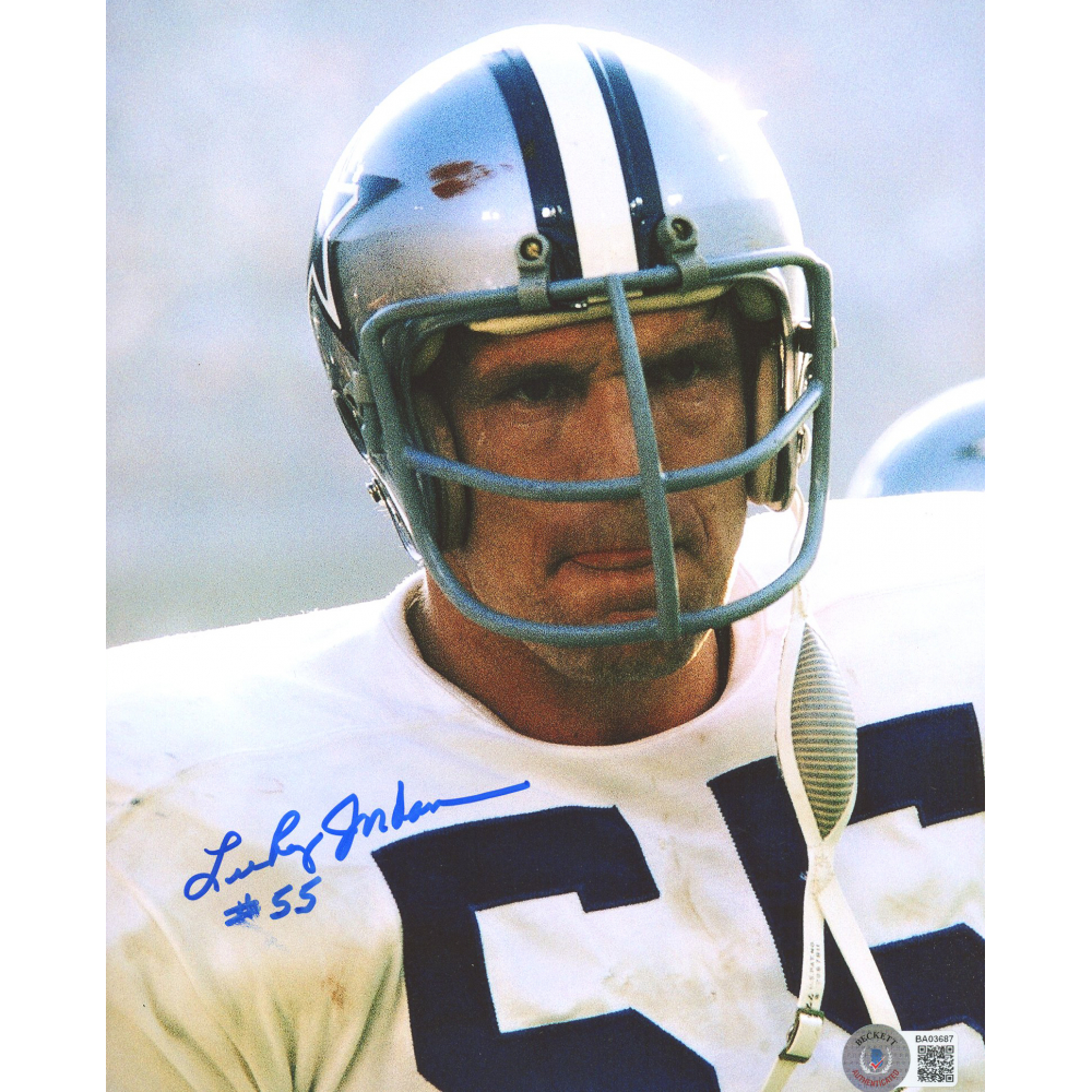 Lee Roy Jordan Signed Cowboys 8x10 Photo (Beckett) Pristine Auction