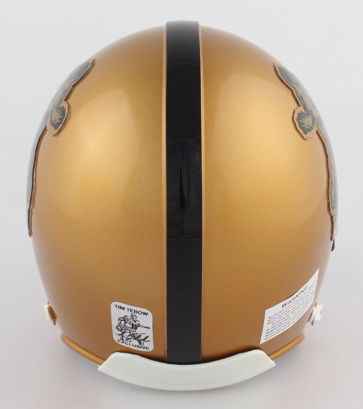 Tim Tebow Signed Heisman Trophy Logo Mini Helmet Inscribed "07 Heisman" (Tebow Hologram) at PristineAuction.com Tim Tebow Signed Heisman Trophy Logo Mini Helmet Inscribed "07 Heisman" (Tebow Hologram) at PristineAuction.com