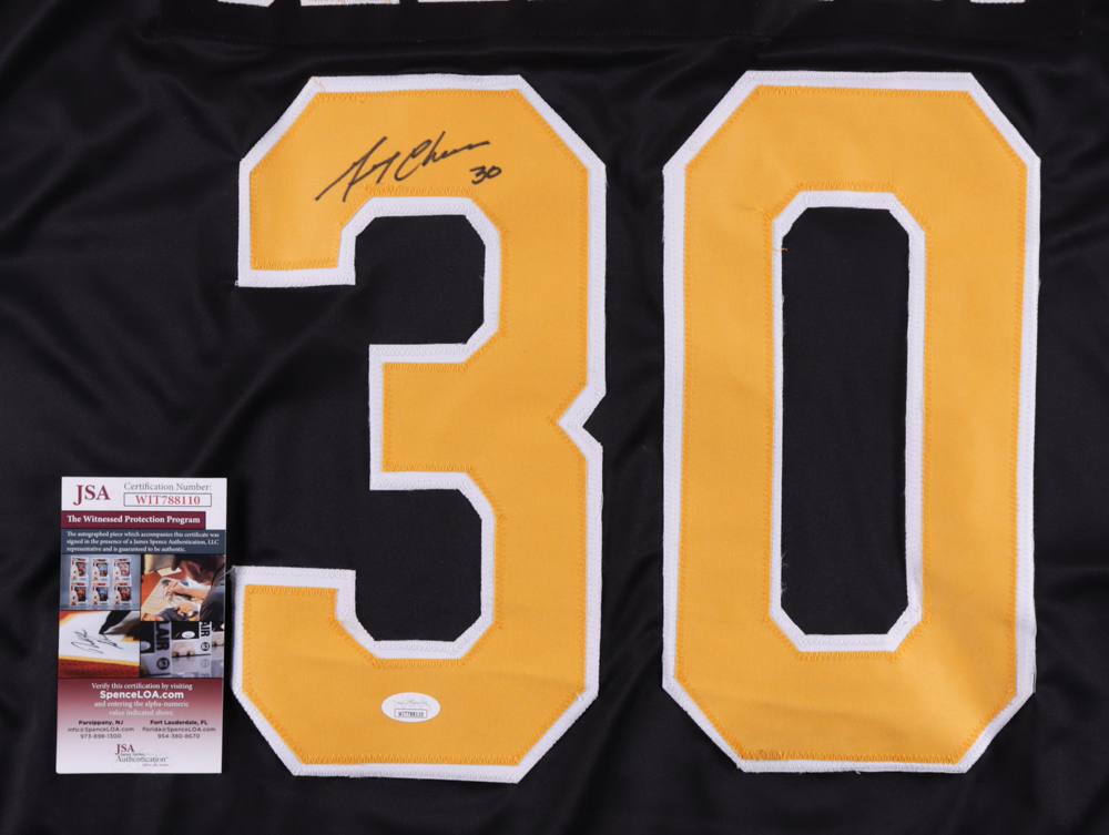 Gerry Cheevers Signed Jersey (JSA COA) at PristineAuction.com Gerry Cheevers Signed Jersey (JSA COA) at PristineAuction.com