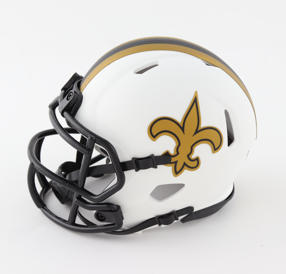 Cameron Jordan Signed Saints Lunar Eclipse Speed Mini Helmet (Beckett Hologram) at PristineAuction.com Cameron Jordan Signed Saints Lunar Eclipse Speed Mini Helmet (Beckett Hologram) at PristineAuction.com
