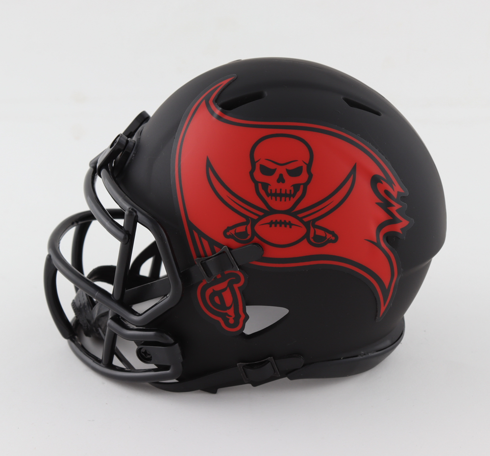 Ronald Jones II Signed Buccaneers Eclipse Alternate Speed Mini Helmet (Beckett) at PristineAuction.com Ronald Jones II Signed Buccaneers Eclipse Alternate Speed Mini Helmet (Beckett) at PristineAuction.com