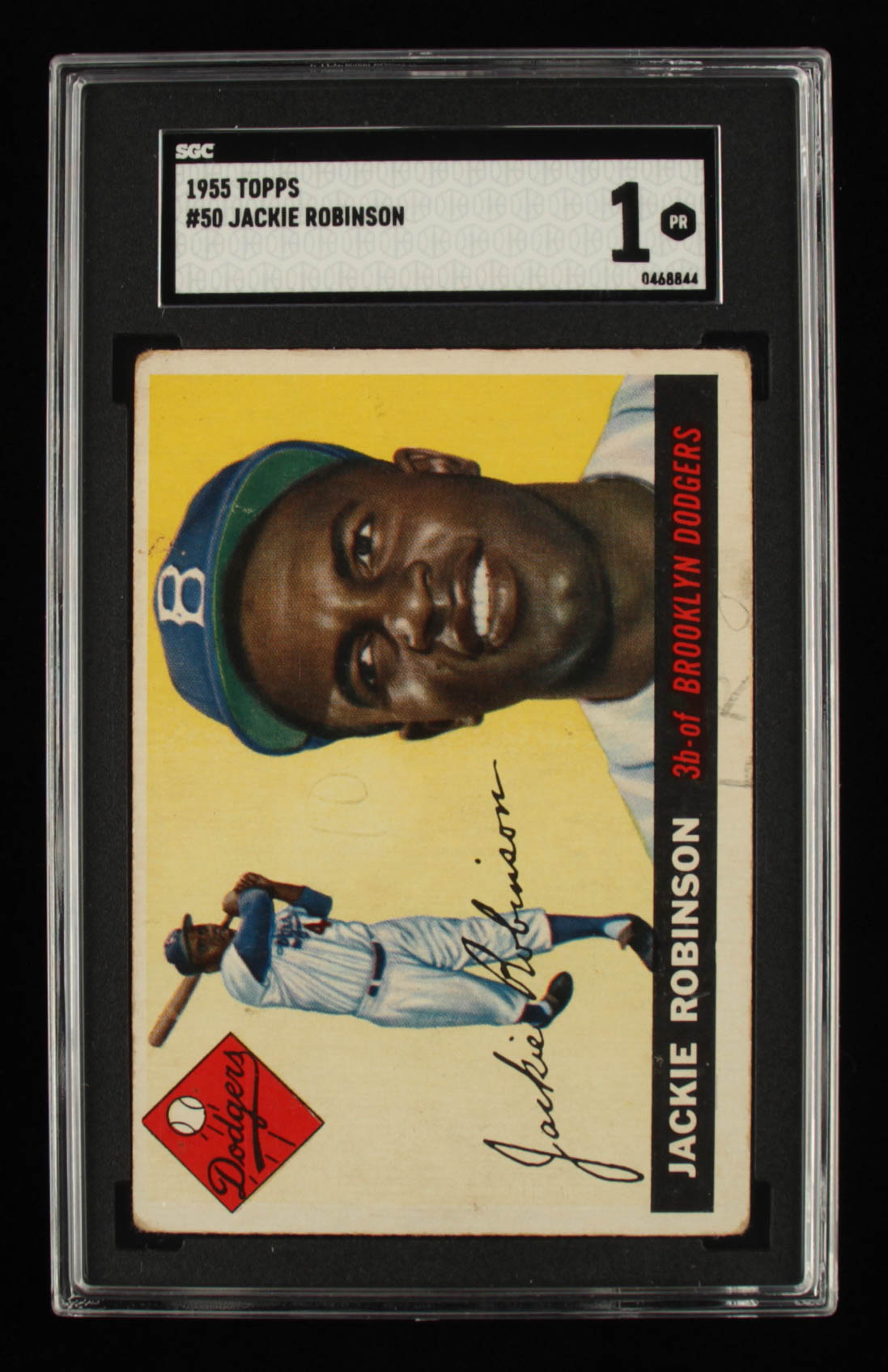 Jackie Robinson 1955 Topps #50 (SGC 1) | Pristine Auction