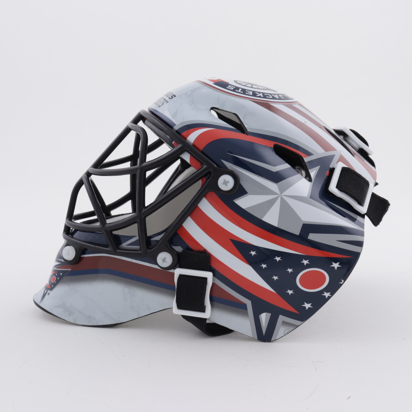 Joonas Korpisalo Signed Blue Jackets Mini Goalie Mask (Fanatics Hologram) at PristineAuction.com Joonas Korpisalo Signed Blue Jackets Mini Goalie Mask (Fanatics Hologram) at PristineAuction.com