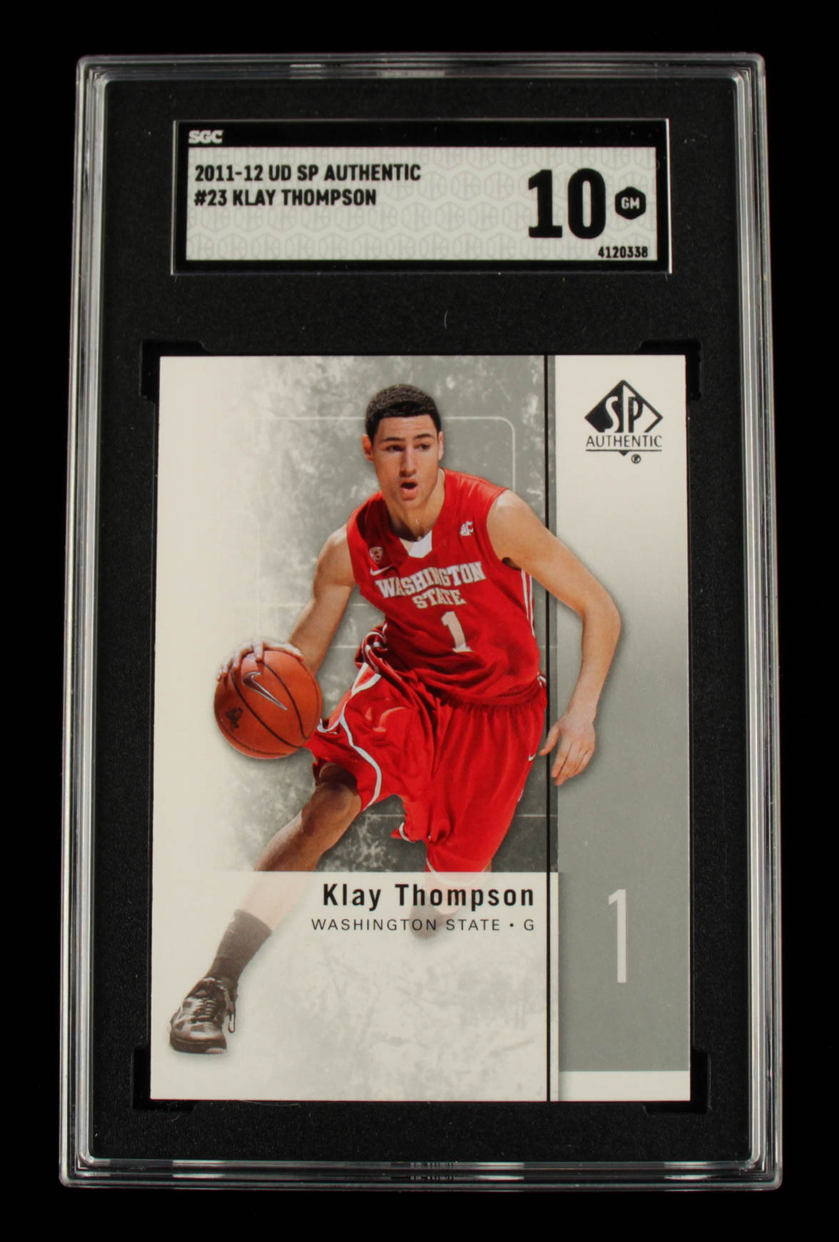 Klay Thompson 2011-12 SP Authentic #23 (SGC 10) at PristineAuction.com Klay Thompson 2011-12 SP Authentic #23 (SGC 10) at PristineAuction.com