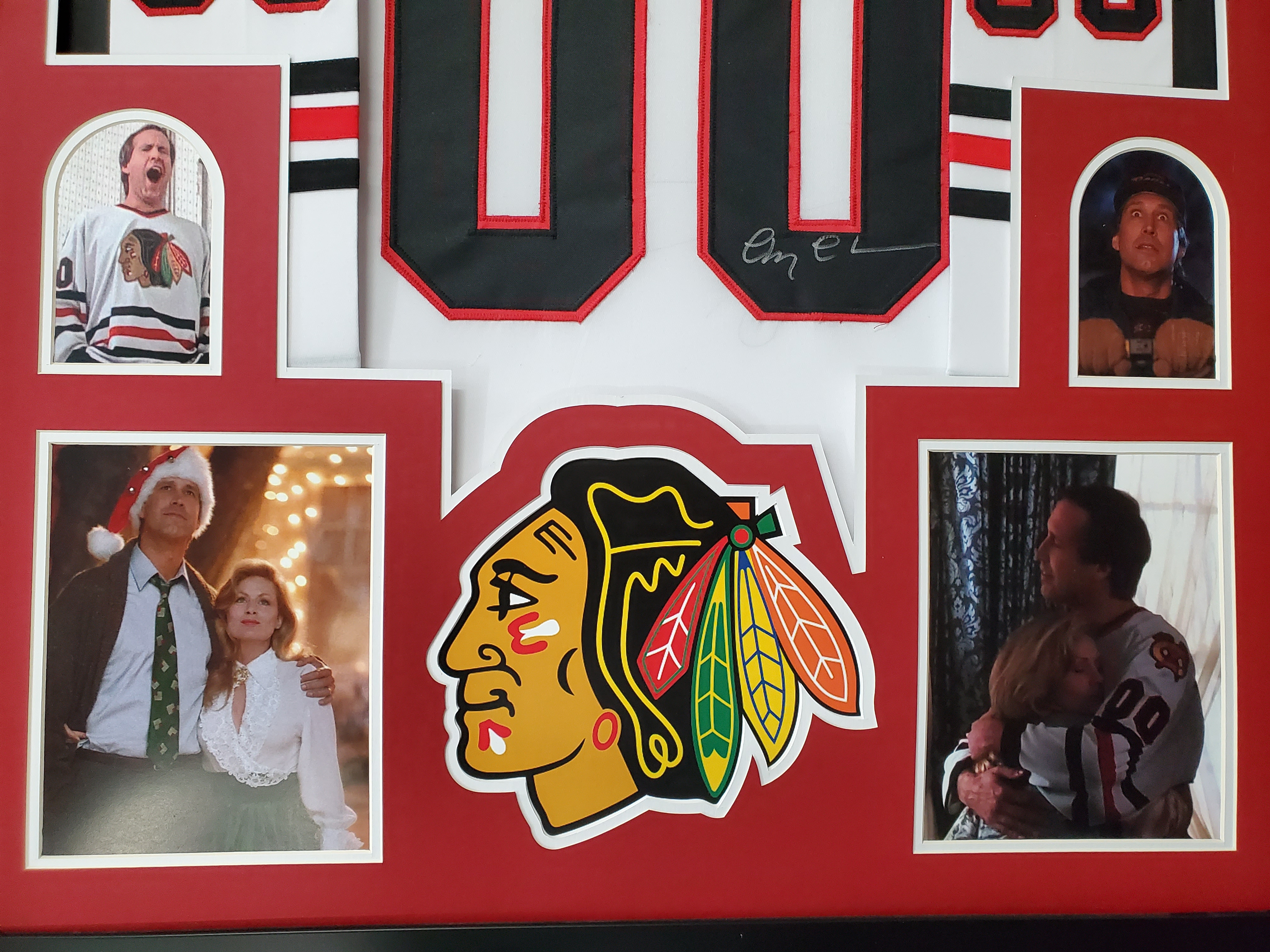 Chevy Chase Signed 34x42 Custom Framed Jersey Display (Beckett Hologram) at PristineAuction.com Chevy Chase Signed 34x42 Custom Framed Jersey Display (Beckett Hologram) at PristineAuction.com