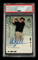 Phil Mickelson 2002 SP Authentic Autographed #110 RC #386/799 (PSA 9) at PristineAuction.com