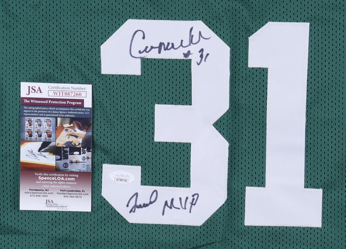 Cedric Maxwell Signed Jersey Inscribed "81 Finals MVP" (JSA COA) at PristineAuction.com Cedric Maxwell Signed Jersey Inscribed "81 Finals MVP" (JSA COA) at PristineAuction.com